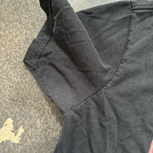 RVCA Faded Black Short Sleeve T-Shirt Size Small Regular Fit Tye Dye Graphic - Picture 3 of 13